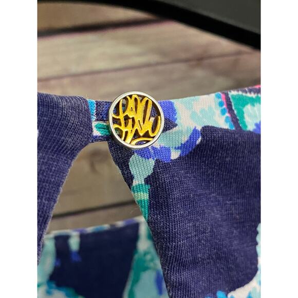 Lilly Pulitzer Beacon Alpaca My Bags Blue Mini Dress size XXS - Picture 9 of 11